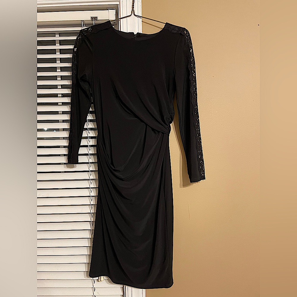 Dressbarn Black Long Sleeve dress